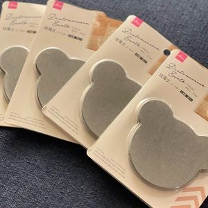 Bear grey coaster x4